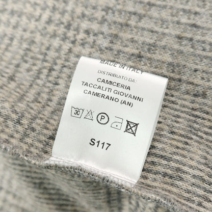 【中古】ギローバー GUY ROVER ポリエステルウール チェック シャツブルゾン グレー【サイズM】【 状態ランクA 】【 メンズ 】