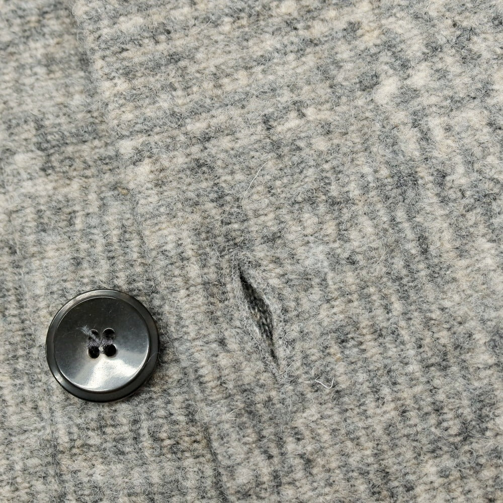 【中古】ギローバー GUY ROVER ポリエステルウール チェック シャツブルゾン グレー【サイズM】【 状態ランクA 】【 メンズ 】