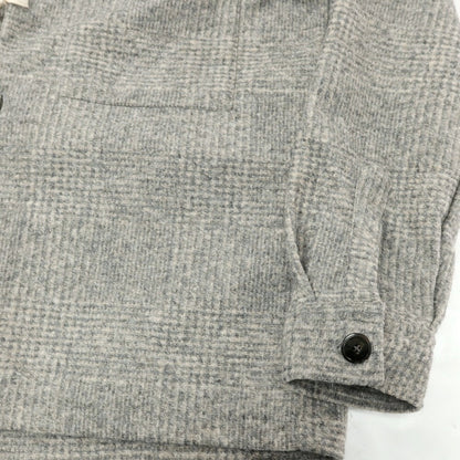 【中古】ギローバー GUY ROVER ポリエステルウール チェック シャツブルゾン グレー【サイズM】【 状態ランクA 】【 メンズ 】