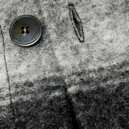 【中古】ギローバー GUY ROVER ウールポリエステル チェック シャツブルゾン ブラックxグレー【サイズS】【 状態ランクA 】【 メンズ 】