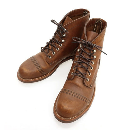 【中古】レッドウィング RED WING Iron Ranger レザー ブーツ ブラウン【 8 】【 状態ランクB 】【 メンズ 】 []