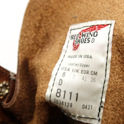【中古】レッドウィング RED WING Iron Ranger レザー ブーツ ブラウン【 8 】【 状態ランクB 】【 メンズ 】 []