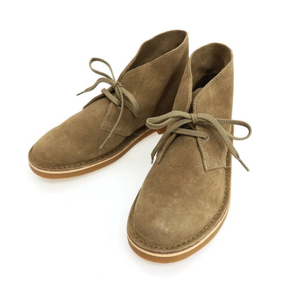 【中古】クラークス Clarks BUSHACRE3 26153531 スウェード チャッカブーツ カーキブラウン【サイズ7】【 状態ランクB 】【 メンズ 】
