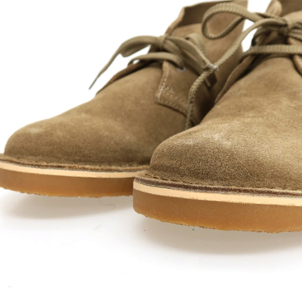 【中古】クラークス Clarks BUSHACRE3 26153531 スウェード チャッカブーツ カーキブラウン【サイズ7】【 状態ランクB 】【 メンズ 】