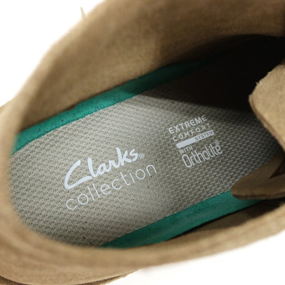 【中古】クラークス Clarks BUSHACRE3 26153531 スウェード チャッカブーツ カーキブラウン【サイズ7】【 状態ランクB 】【 メンズ 】