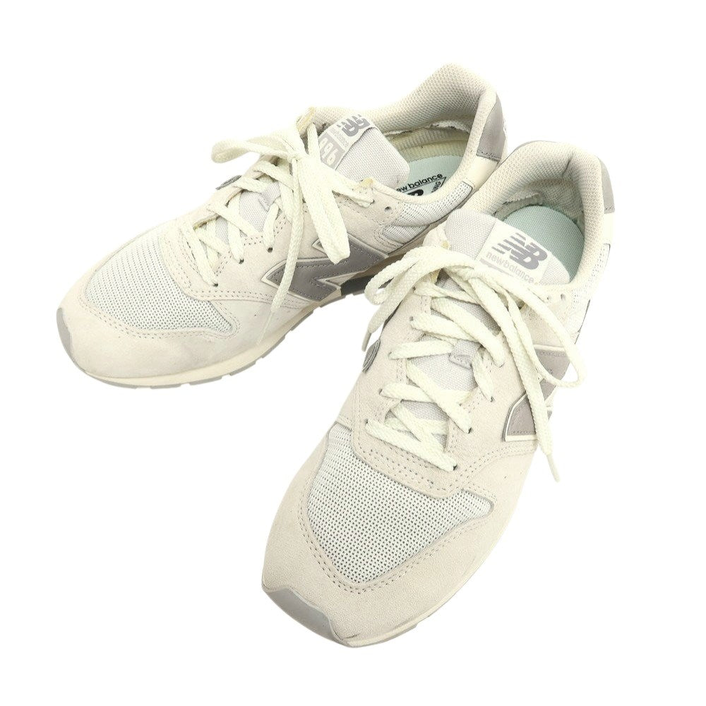 【中古】ニューバランス NEW BALANCE CM996UH2 スウェード スニーカー グレーホワイト【サイズ27】【 状態ランクB 】【 メンズ 】