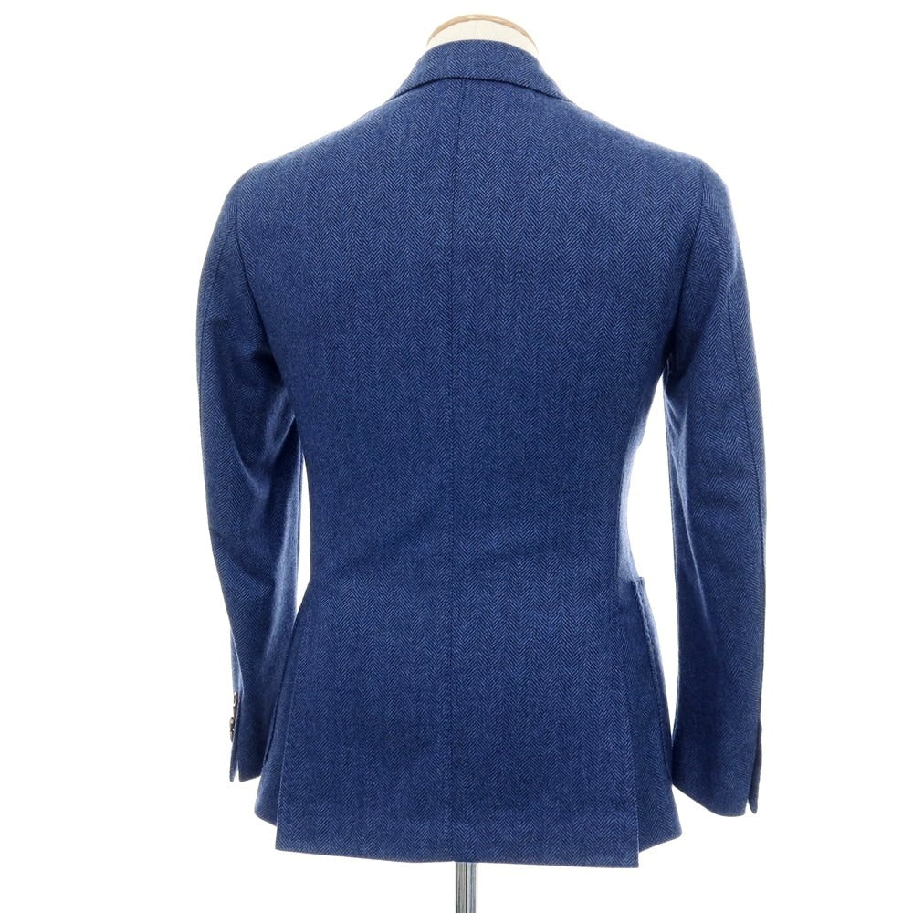 【中古】スティレ ラティーノ STILE LATINO ウールカシミヤ テーラードジャケット ブルー【サイズ42】【 状態ランクB 】【 メンズ 】