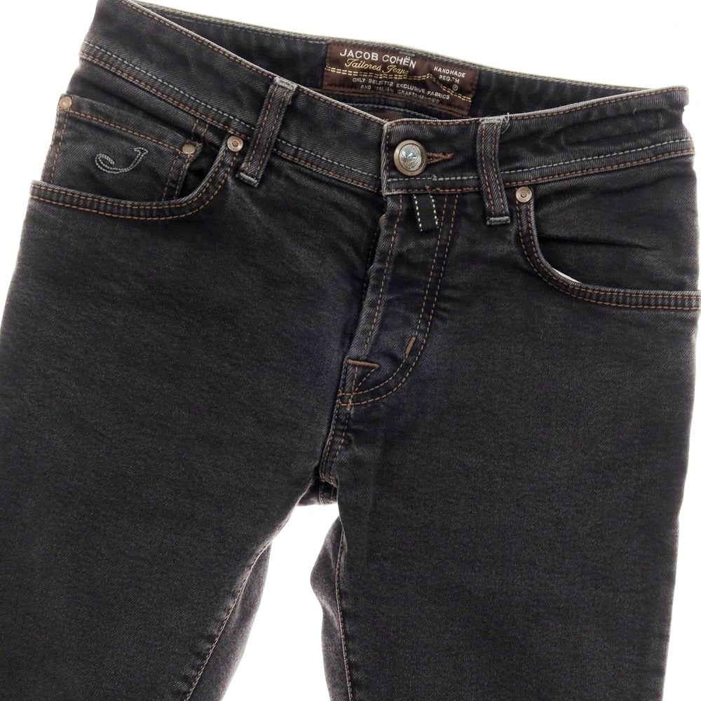 【中古】ヤコブコーエン JACOB COHEN PW622 COMF ストレッチ デニムパンツ ブラック【サイズ28】【 状態ランクB 】【 メンズ 】