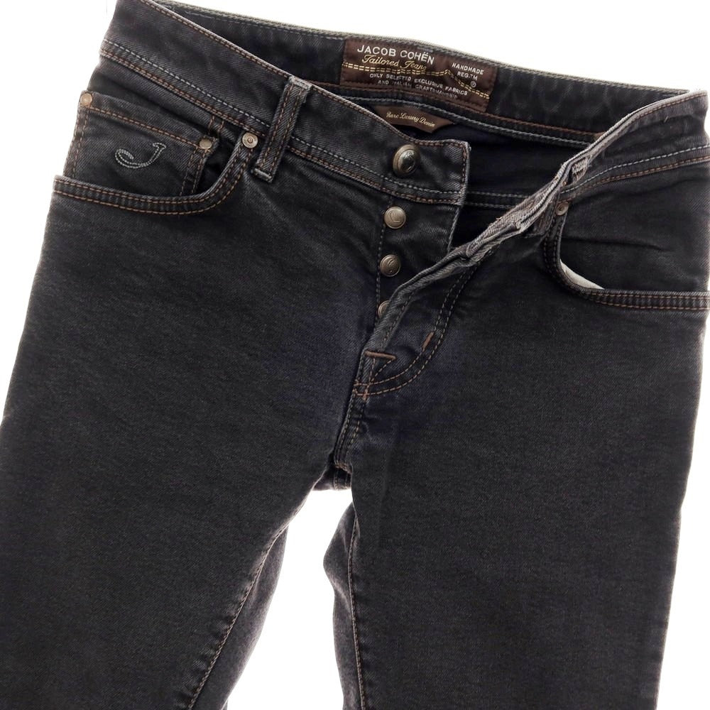 【中古】ヤコブコーエン JACOB COHEN PW622 COMF ストレッチ デニムパンツ ブラック【サイズ28】【 状態ランクB 】【 メンズ 】