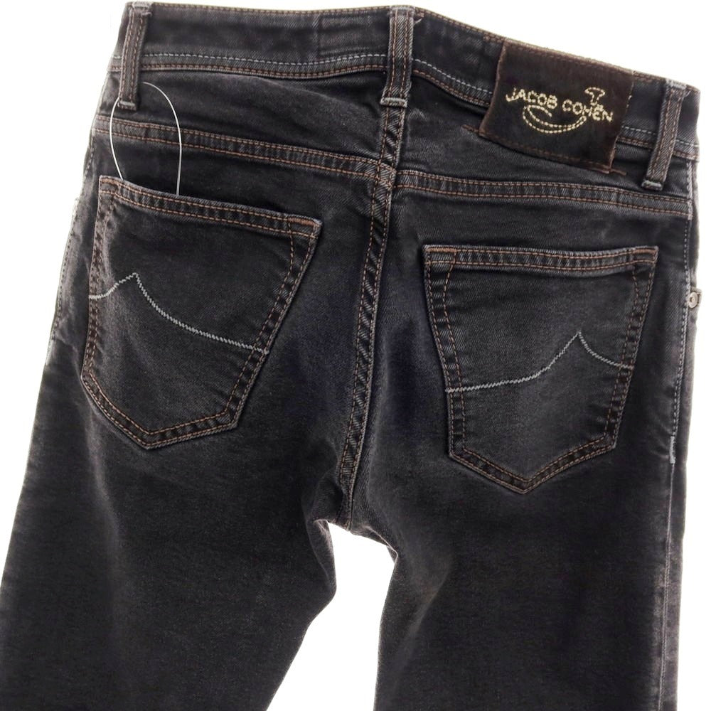 【中古】ヤコブコーエン JACOB COHEN PW622 COMF ストレッチ デニムパンツ ブラック【サイズ28】【 状態ランクB 】【 メンズ 】
