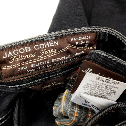 【中古】ヤコブコーエン JACOB COHEN PW622 COMF ストレッチ デニムパンツ ブラック【サイズ28】【 状態ランクB 】【 メンズ 】