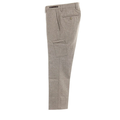 【中古】ピーティーゼロウーノ PT01 Editor ウール カーゴスラックスパンツ グレージュ【サイズ42】【 状態ランクA 】【 メンズ 】