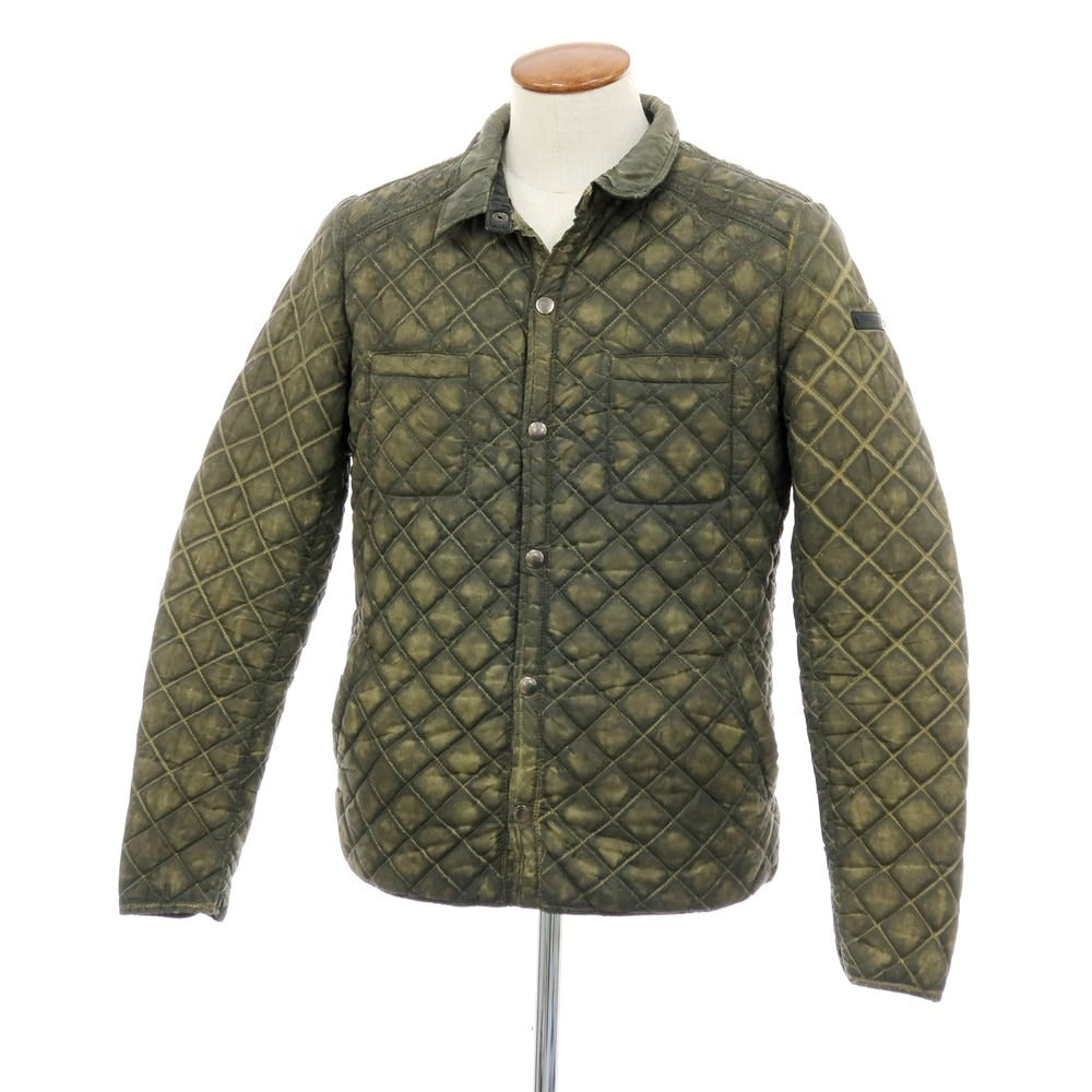 【中古】ハマキホ HAMAKI-HO ナイロン 中綿ブルゾン オリーブ【サイズM】【 状態ランクB 】【 メンズ 】