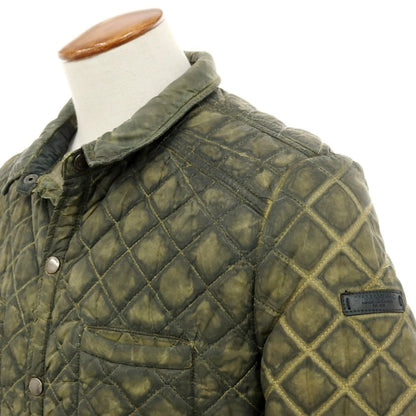 【中古】ハマキホ HAMAKI-HO ナイロン 中綿ブルゾン オリーブ【サイズM】【 状態ランクB 】【 メンズ 】