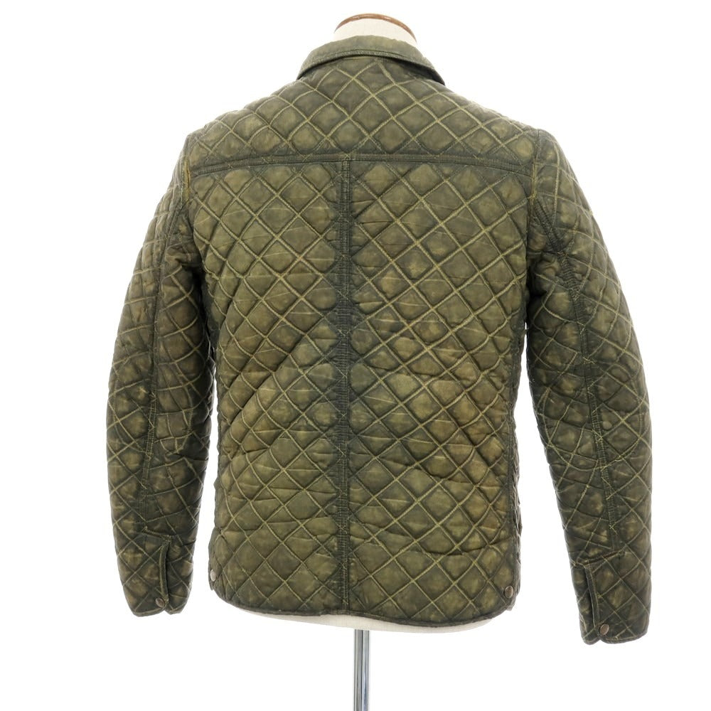 【中古】ハマキホ HAMAKI-HO ナイロン 中綿ブルゾン オリーブ【サイズM】【 状態ランクB 】【 メンズ 】