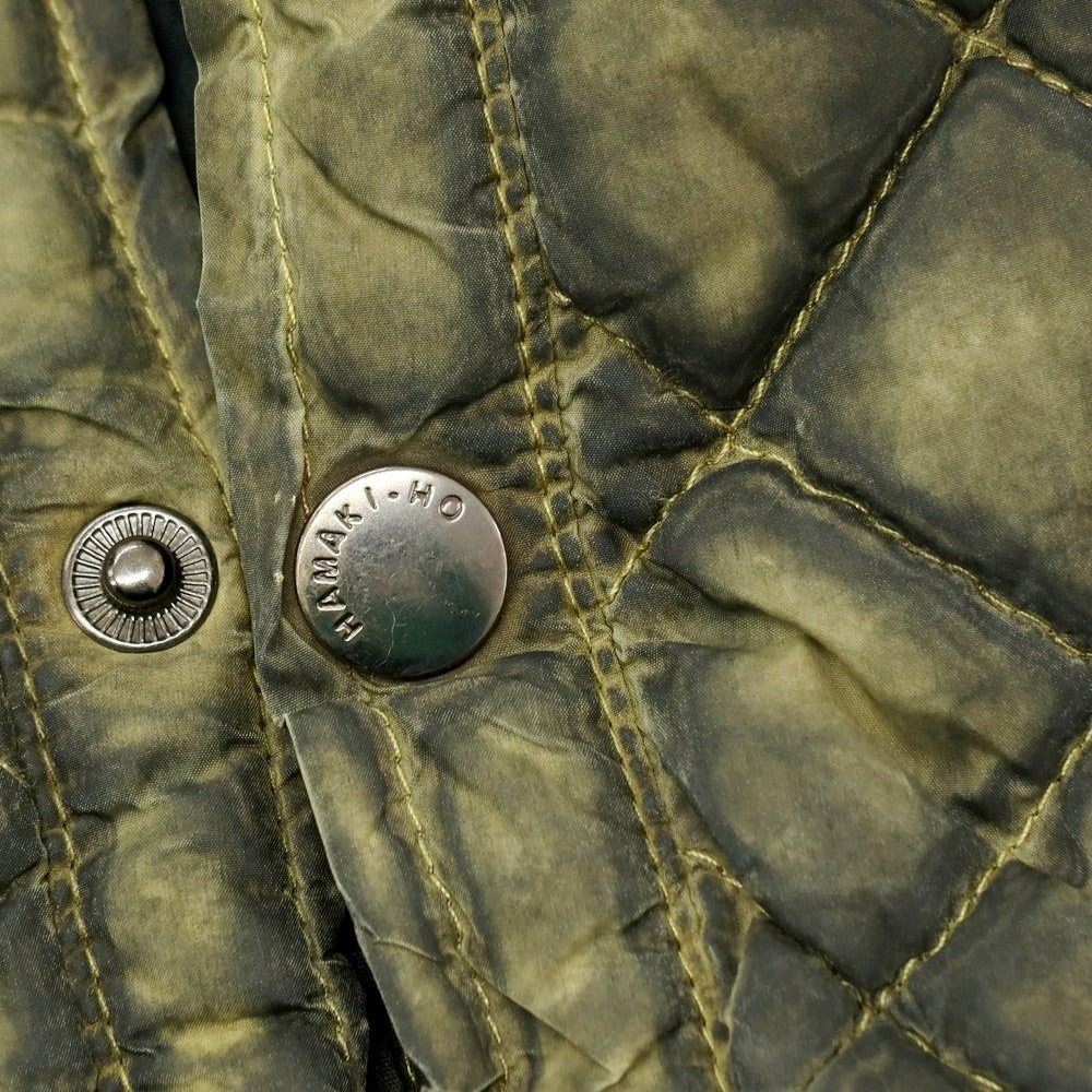 【中古】ハマキホ HAMAKI-HO ナイロン 中綿ブルゾン オリーブ【サイズM】【 状態ランクB 】【 メンズ 】