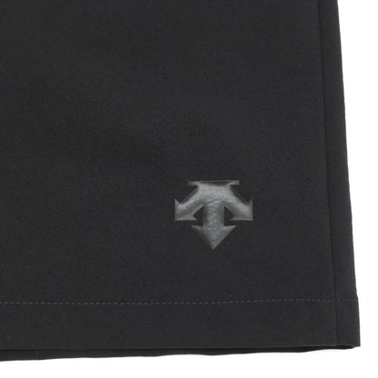 【中古】デサント DESCENTE ポリエステル オープンカラー 半袖シャツ ブラック【サイズS】【 状態ランクB 】【 メンズ 】