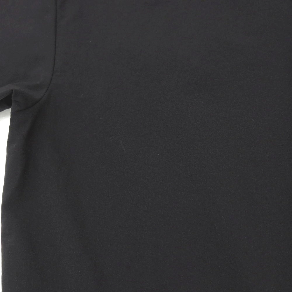 【中古】デサント DESCENTE ポリエステル オープンカラー 半袖シャツ ブラック【サイズS】【 状態ランクB 】【 メンズ 】[APD]