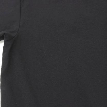 【中古】デサント DESCENTE ポリエステル オープンカラー 半袖シャツ ブラック【サイズS】【 状態ランクB 】【 メンズ 】