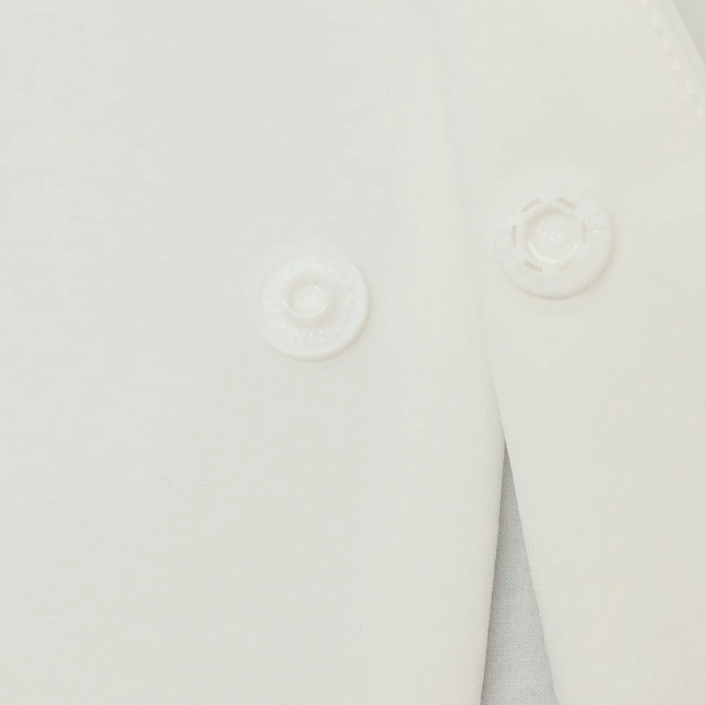 【中古】デサント DESCENTE ポリエステル オープンカラー 半袖シャツ ホワイト【サイズS】【 状態ランクB 】【 メンズ 】