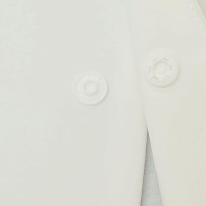 【中古】デサント DESCENTE ポリエステル オープンカラー 半袖シャツ ホワイト【サイズS】【 状態ランクB 】【 メンズ 】