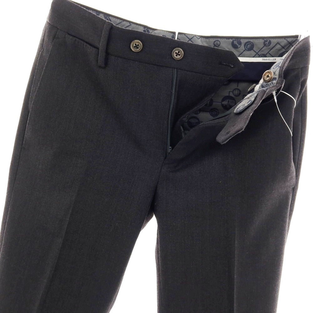 【中古】ピーティーゼロウーノ PT01 TRAVVELER ポリエステルウール ドレススラックスパンツ チャコールグレー【サイズ44】【 状態ランクB 】【 メンズ 】