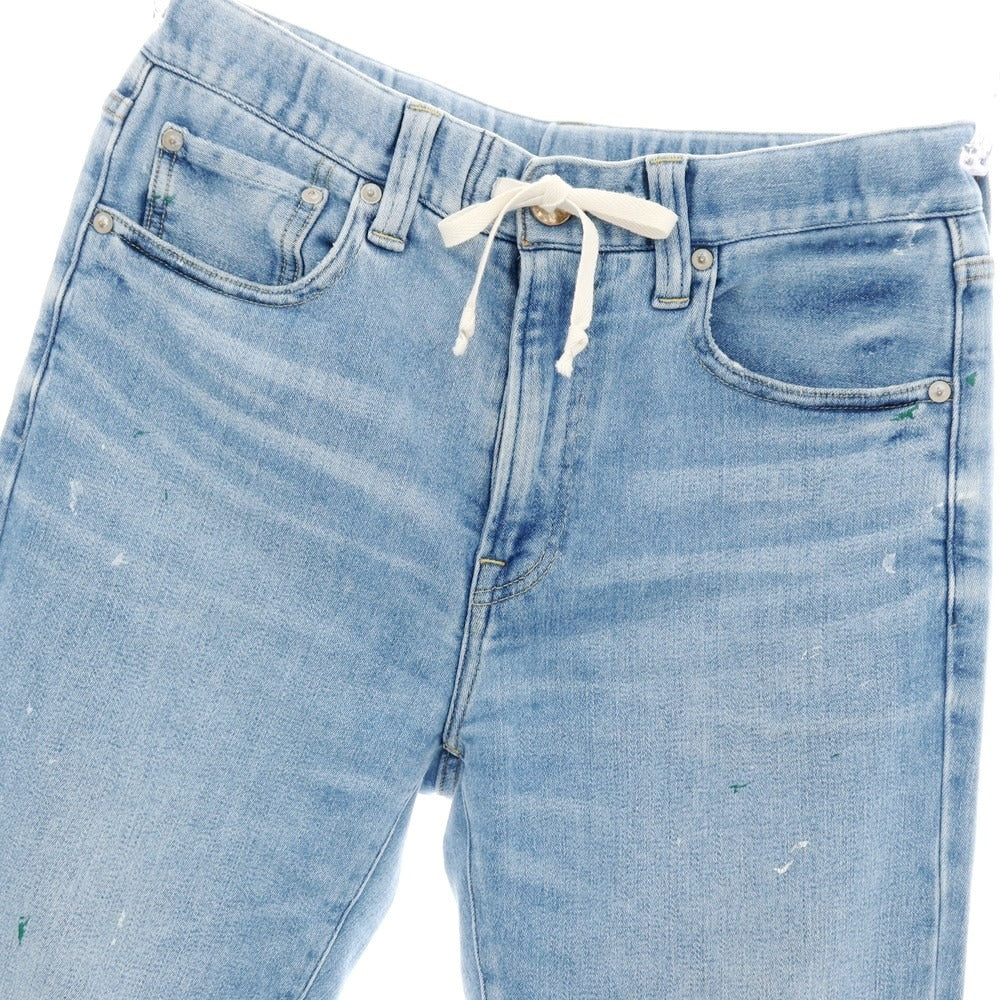 【中古】レッドカード RED CARD ストレッチ ペンキ加工 イージーデニムパンツ ライトブルー【 サイズ30 】【 状態ランクC 】【 メンズ 】 [APD]