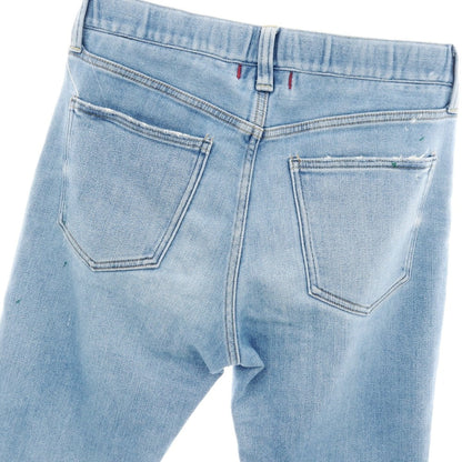 【中古】レッドカード RED CARD ストレッチ ペンキ加工 イージーデニムパンツ ライトブルー【サイズ30】【 状態ランクC 】【 メンズ 】