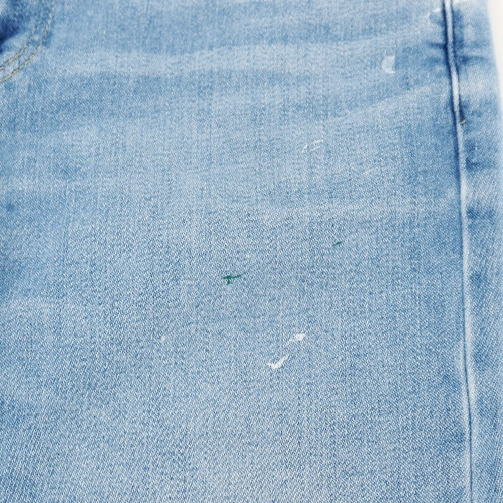 【中古】レッドカード RED CARD ストレッチ ペンキ加工 イージーデニムパンツ ライトブルー【サイズ30】【 状態ランクC 】【 メンズ 】