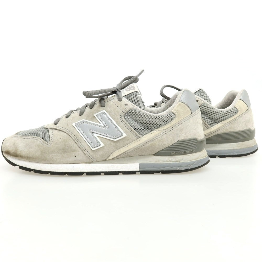 【中古】ニューバランス NEW BALANCE CM996GR2 スウェード スニーカー グレー【 25.5 】【 状態ランクC 】【 メンズ 】 []