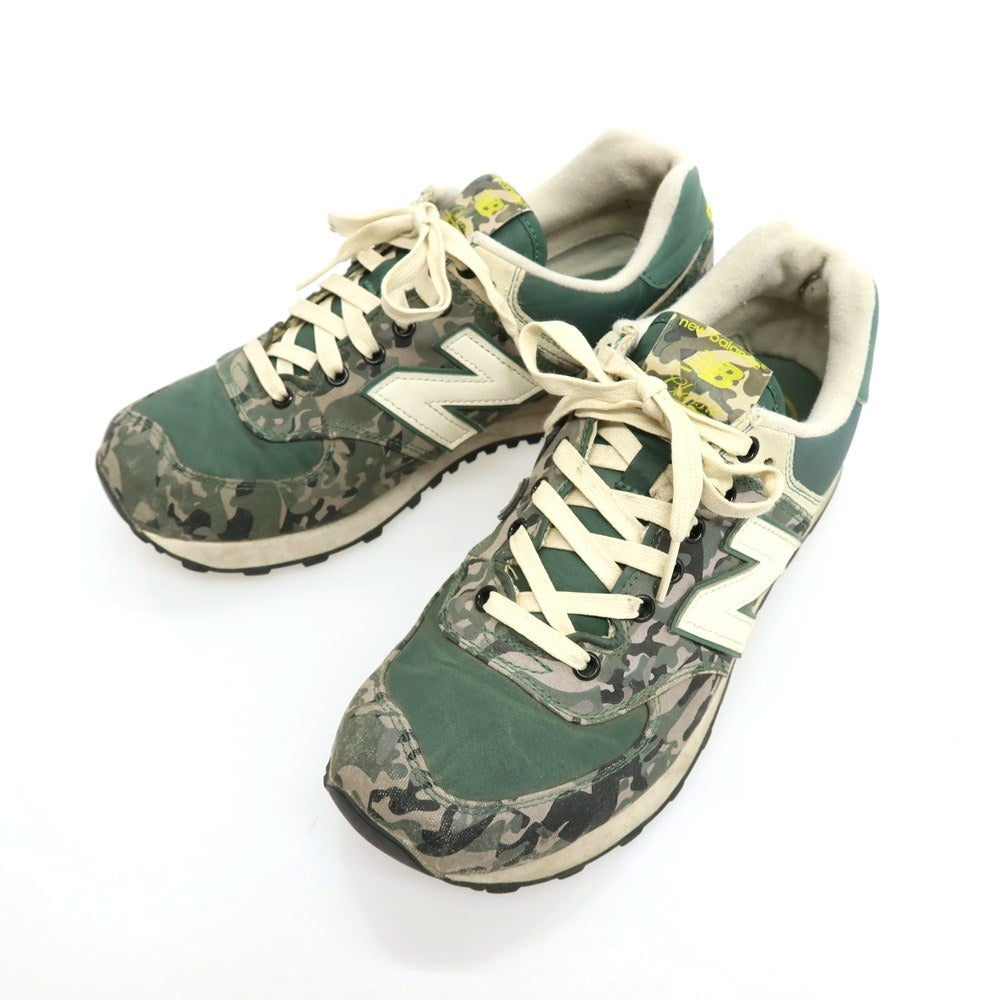 【中古】ニューバランス NEW BALANCE ML574CBC スニーカー グリーンxグレー【 26 】【 状態ランクC 】【 メンズ 】 []