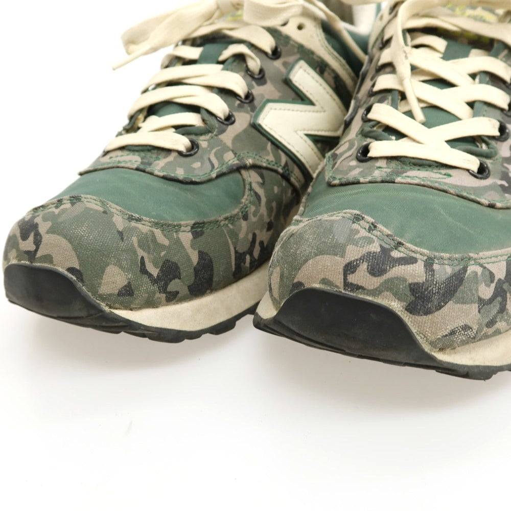 【中古】ニューバランス NEW BALANCE ML574CBC スニーカー グリーンxグレー【 26 】【 状態ランクC 】【 メンズ 】 []