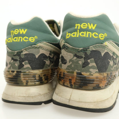 【中古】ニューバランス NEW BALANCE ML574CBC スニーカー グリーンxグレー【 26 】【 状態ランクC 】【 メンズ 】 []