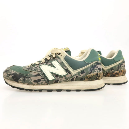 【中古】ニューバランス NEW BALANCE ML574CBC スニーカー グリーンxグレー【 26 】【 状態ランクC 】【 メンズ 】 []