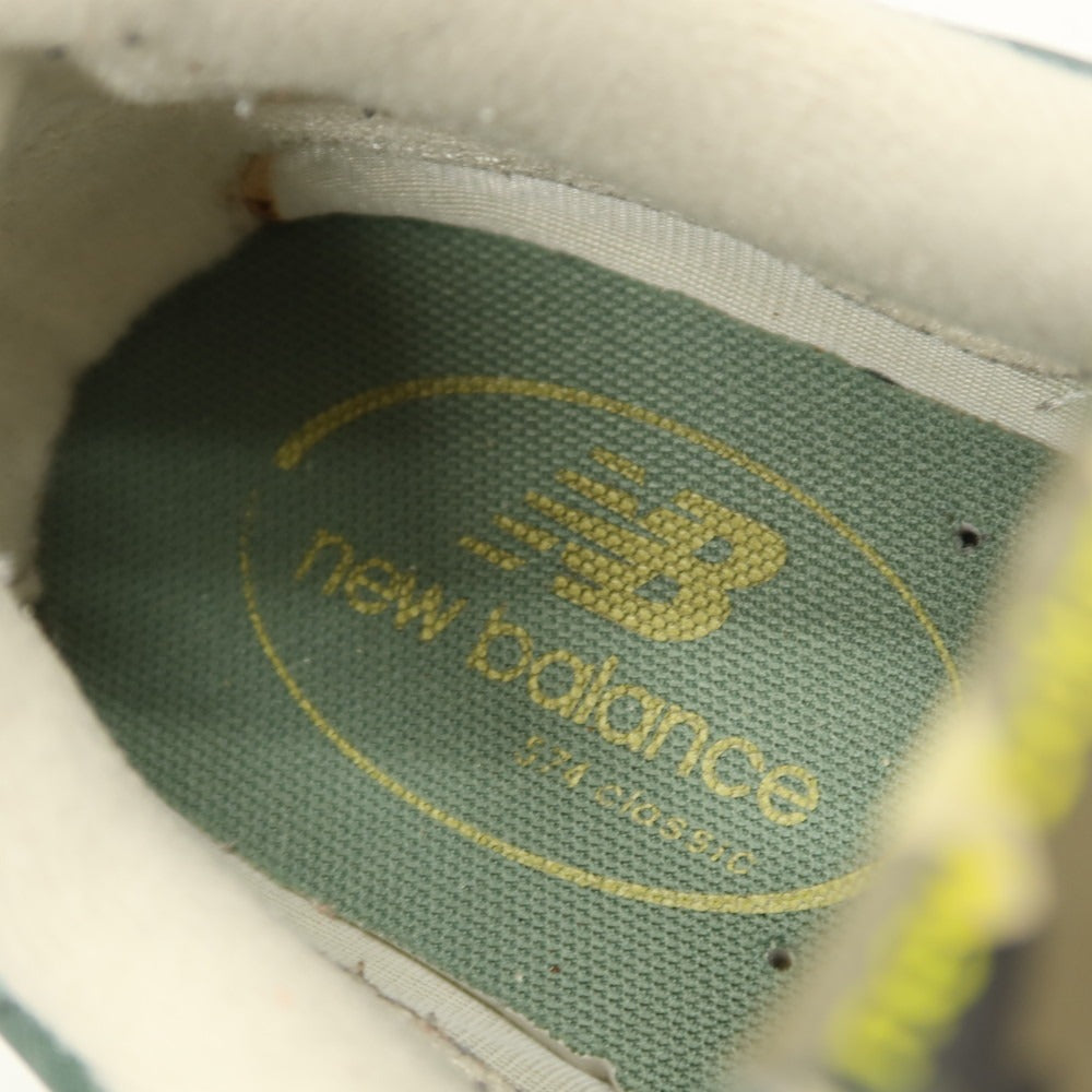 【中古】ニューバランス NEW BALANCE ML574CBC スニーカー グリーンxグレー【 26 】【 状態ランクC 】【 メンズ 】 []