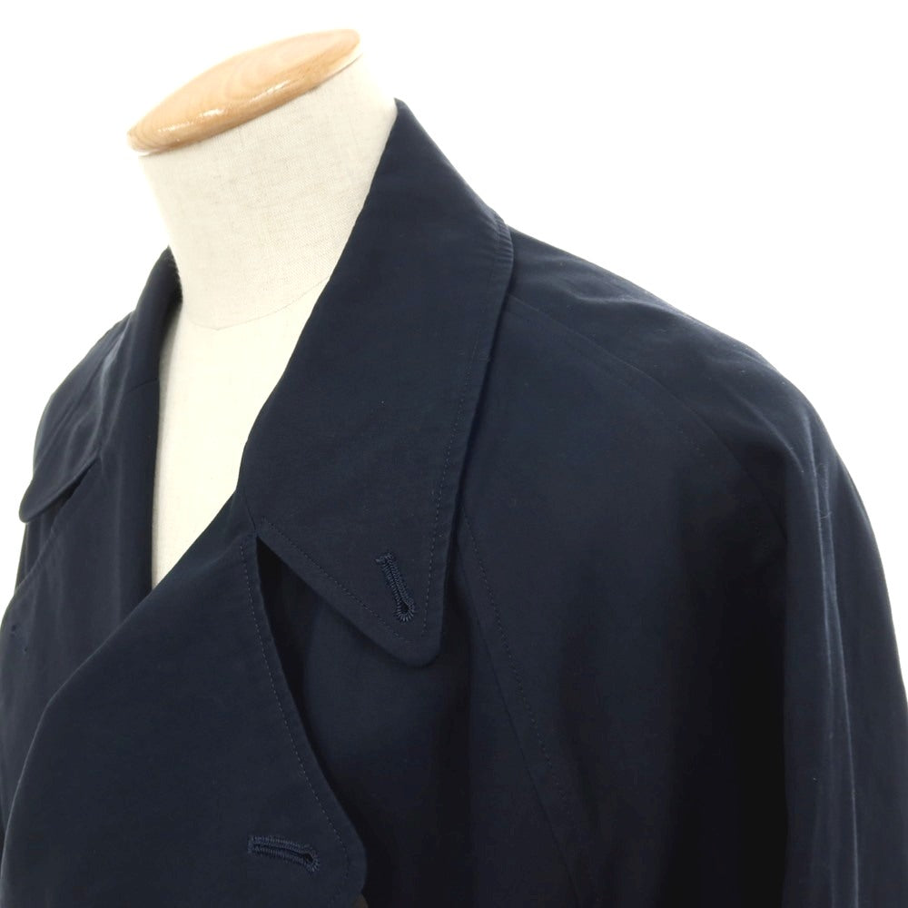 【中古】エス S コットン トレンチコート ネイビー【 サイズ1 】【 状態ランクB 】【 メンズ 】 [APD]