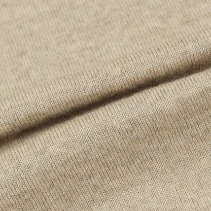 【中古】グランサッソ GRAN SASSO ウール モックネック プルオーバーニット ベージュ【サイズ44】【 状態ランクB 】【 メンズ 】