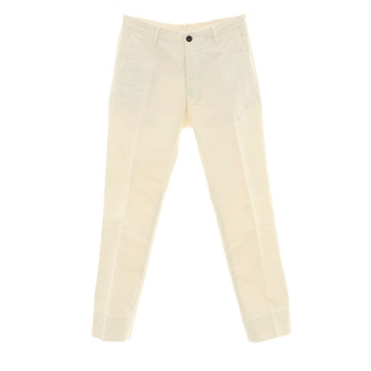 【中古】インコテックス スラックス INCOTEX SLACKS ストレッチ ツイルコットン カジュアルスラックスパンツ アイボリー【サイズ29】【 状態ランクB 】【 メンズ 】