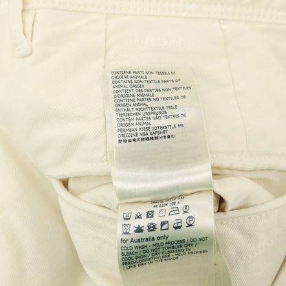 【中古】インコテックス スラックス INCOTEX SLACKS ストレッチ ツイルコットン カジュアルスラックスパンツ アイボリー【サイズ29】【 状態ランクB 】【 メンズ 】