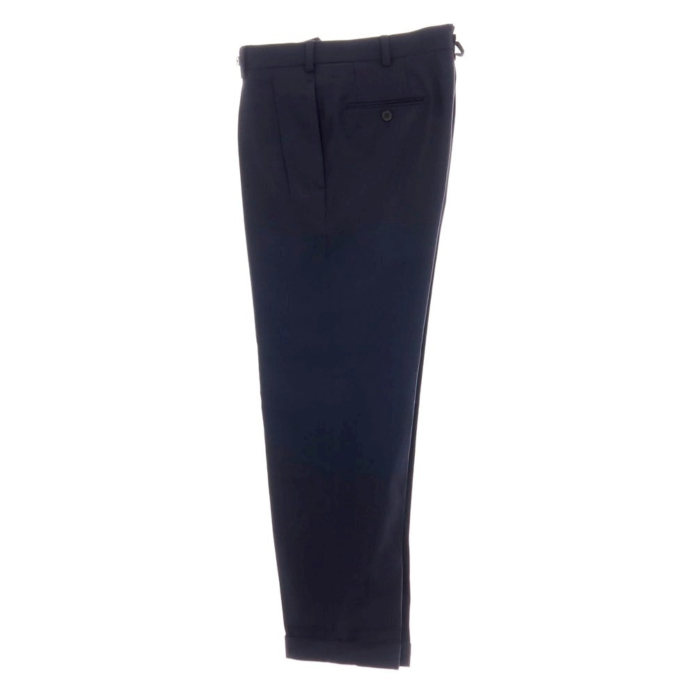 【中古】サルトリアピスケス Sartoria Pisthes レーヨンウール 2つボタンスーツ ネイビー【 サイズ44 】【 状態ランクC 】【 メンズ 】 [APD]