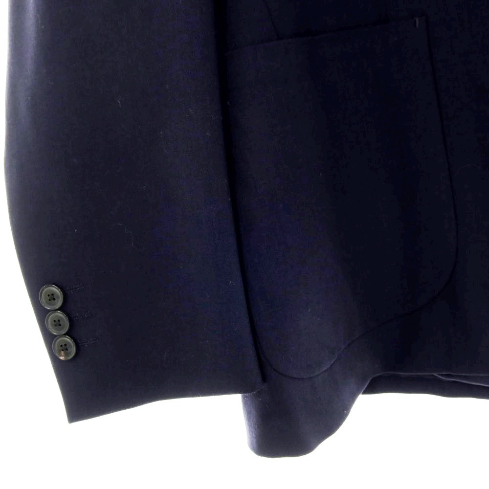 【中古】サルトリアピスケス Sartoria Pisthes レーヨンウール 2つボタンスーツ ネイビー【 サイズ44 】【 状態ランクC 】【 メンズ 】 [APD]