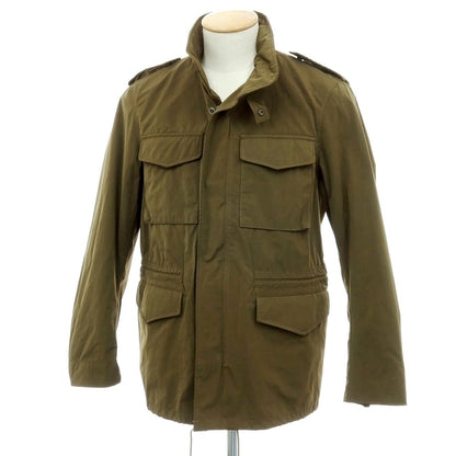 【中古】アバハウス ABAHOUSE ポリエステルナイロン M-65 ミリタリージャケット オリーブ【サイズ44】【 状態ランクB 】【 メンズ 】