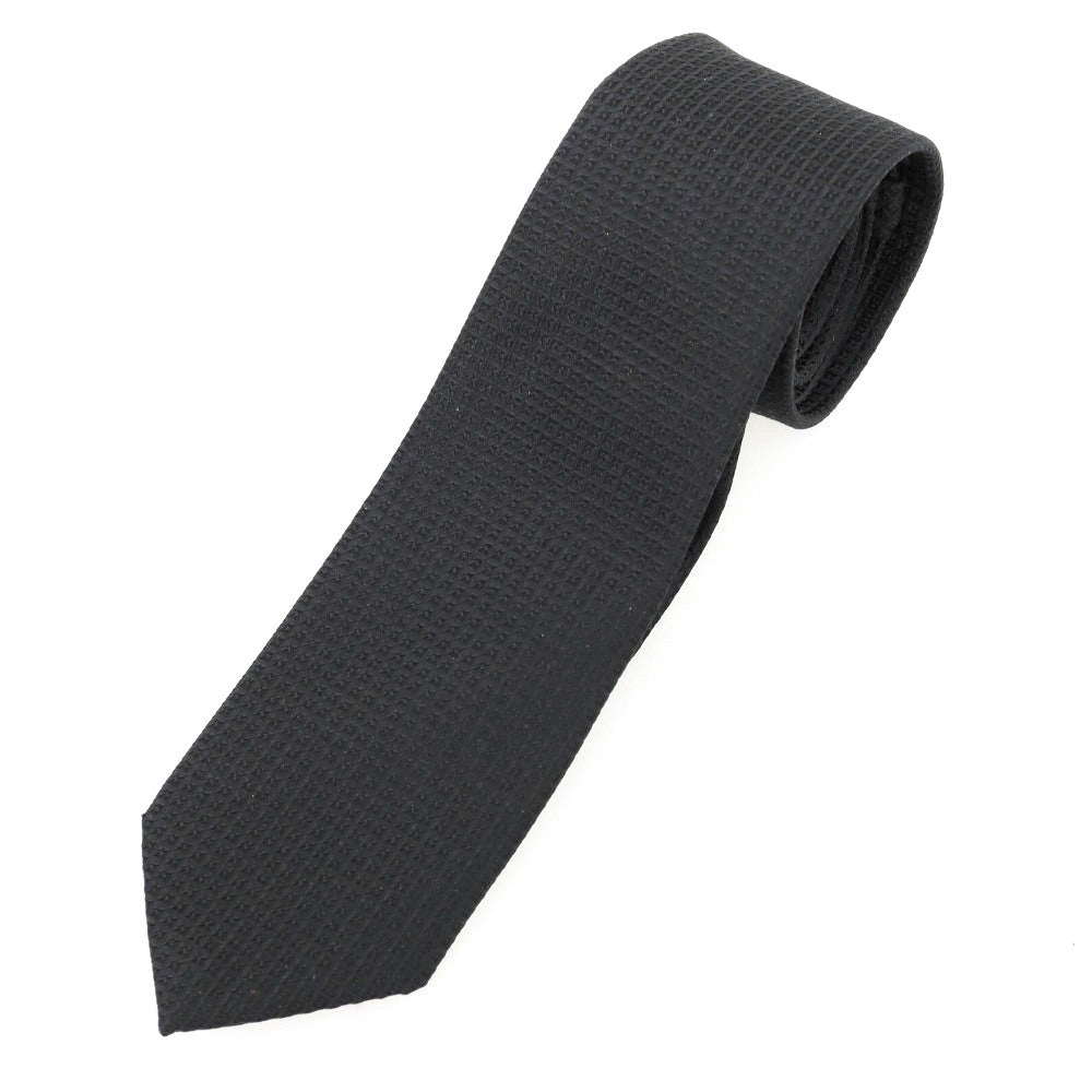 【中古】ドルチェアンドガッバーナ DOLCE&amp;GABBANA シルク ナロータイ ブラック【 状態ランクB 】【 メンズ 】