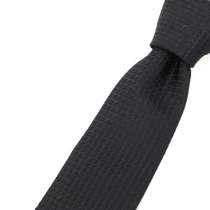 【中古】ドルチェアンドガッバーナ DOLCE&amp;GABBANA シルク ナロータイ ブラック【 状態ランクB 】【 メンズ 】