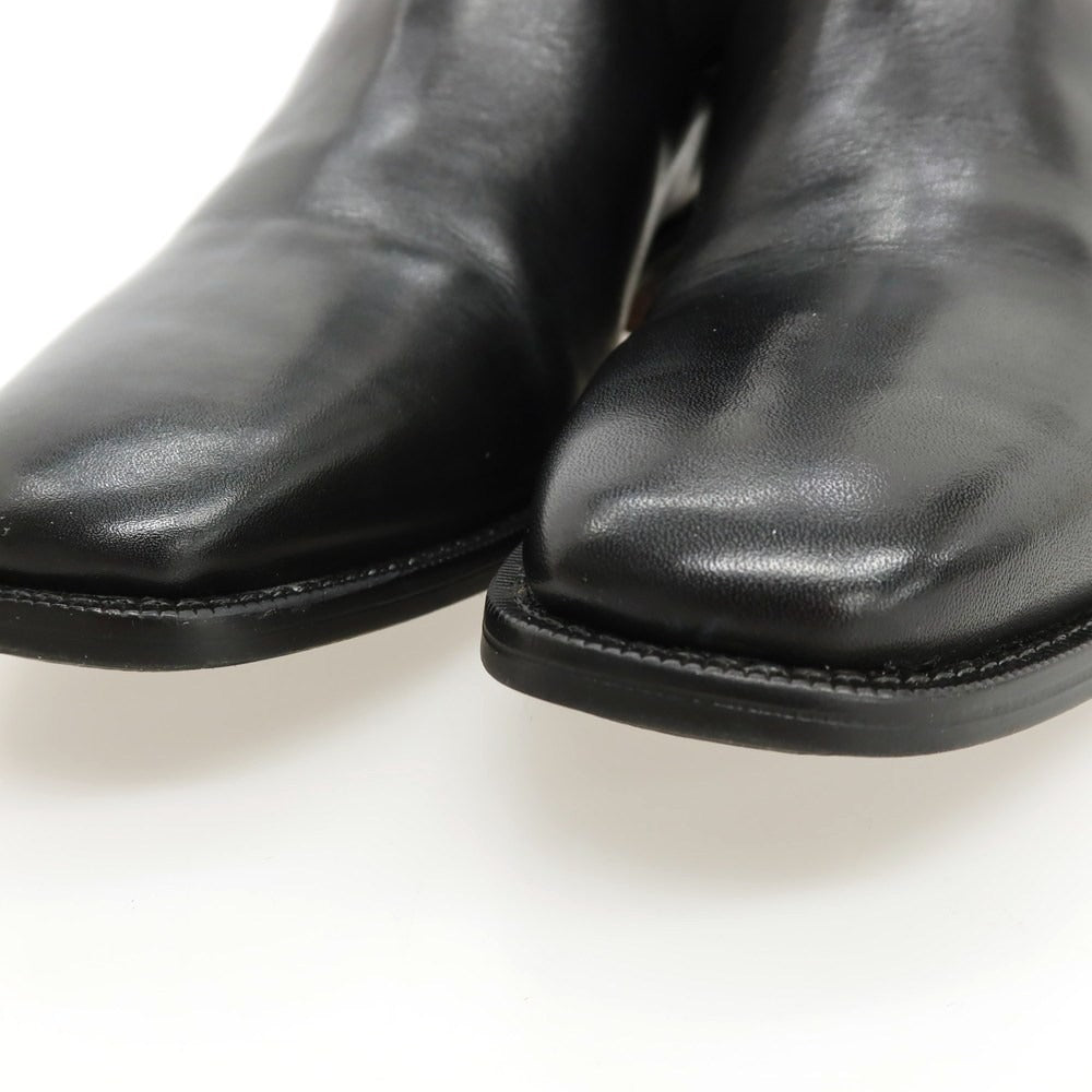 【中古】ステファノロッシ STEFANO ROSSI レザー サイドゴアブーツ ブラック【サイズ39】【 状態ランクB 】【 メンズ 】