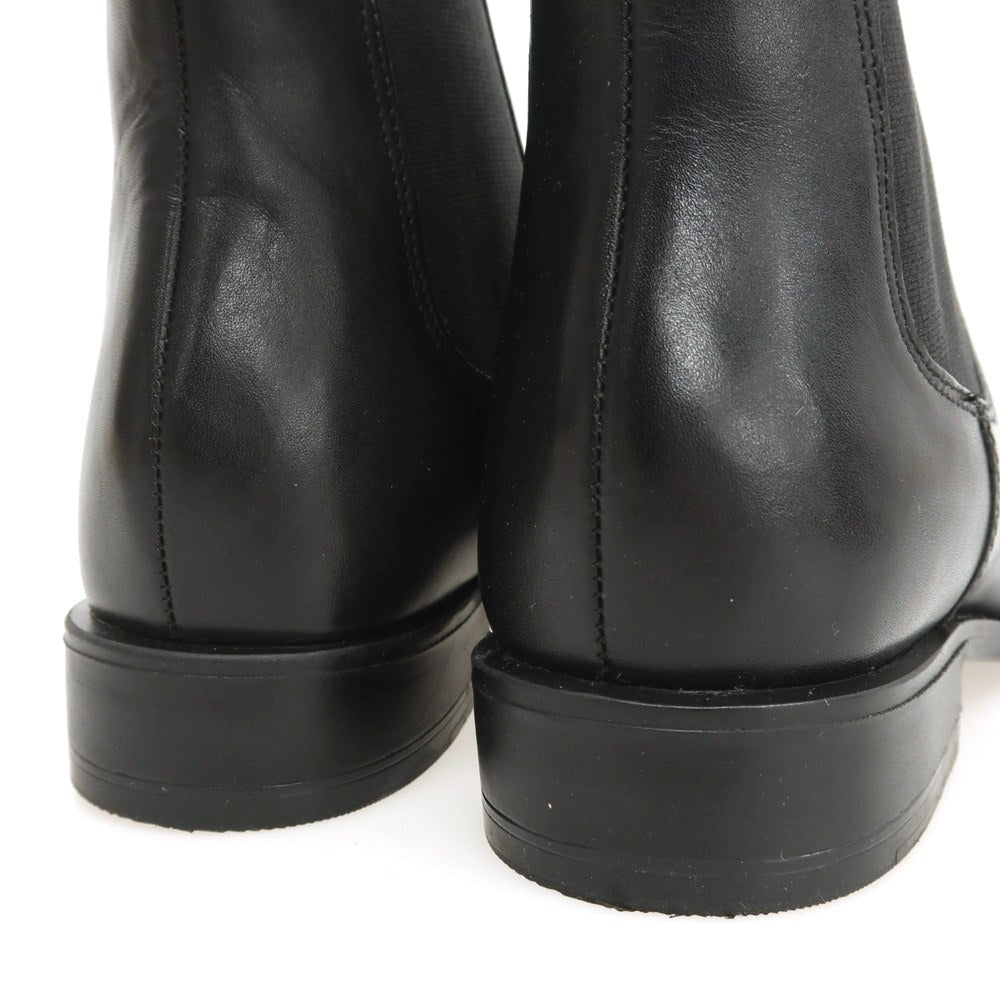 【中古】ステファノロッシ STEFANO ROSSI レザー サイドゴアブーツ ブラック【サイズ39】【 状態ランクB 】【 メンズ 】