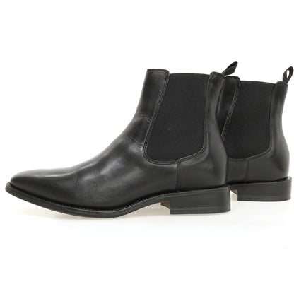 【中古】ステファノロッシ STEFANO ROSSI レザー サイドゴアブーツ ブラック【サイズ39】【 状態ランクB 】【 メンズ 】