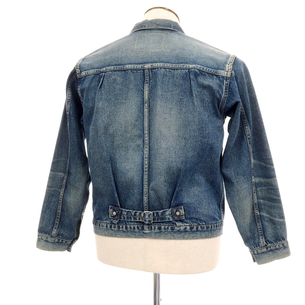 【中古】ヤングアンドオルセンザドライグッズストア YOUNG &amp; OLSEN The DRYGOODS STORE コットン デニムジャケット ブルー【 サイズ5 】【 状態ランクB 】【 メンズ 】 [APD]