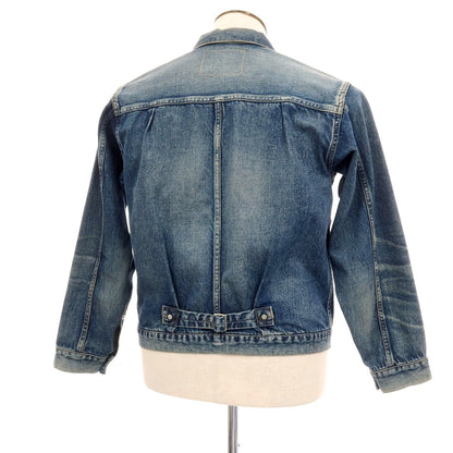 【中古】ヤングアンドオルセンザドライグッズストア YOUNG &amp; OLSEN The DRYGOODS STORE コットン デニムジャケット ブルー【サイズ5】【 状態ランクB 】【 メンズ 】