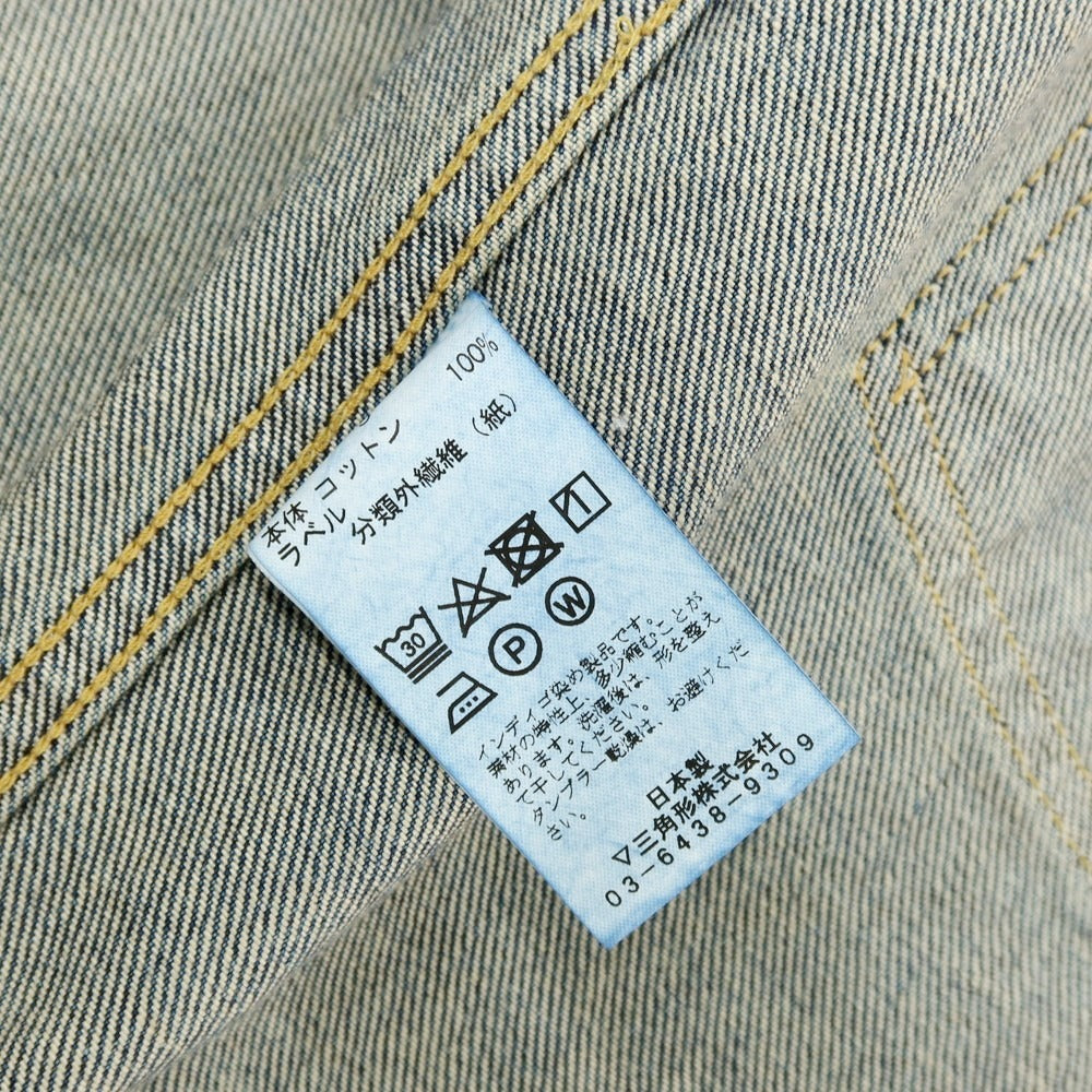 【中古】ヤングアンドオルセンザドライグッズストア YOUNG &amp; OLSEN The DRYGOODS STORE コットン デニムジャケット ブルー【 サイズ5 】【 状態ランクB 】【 メンズ 】 [APD]